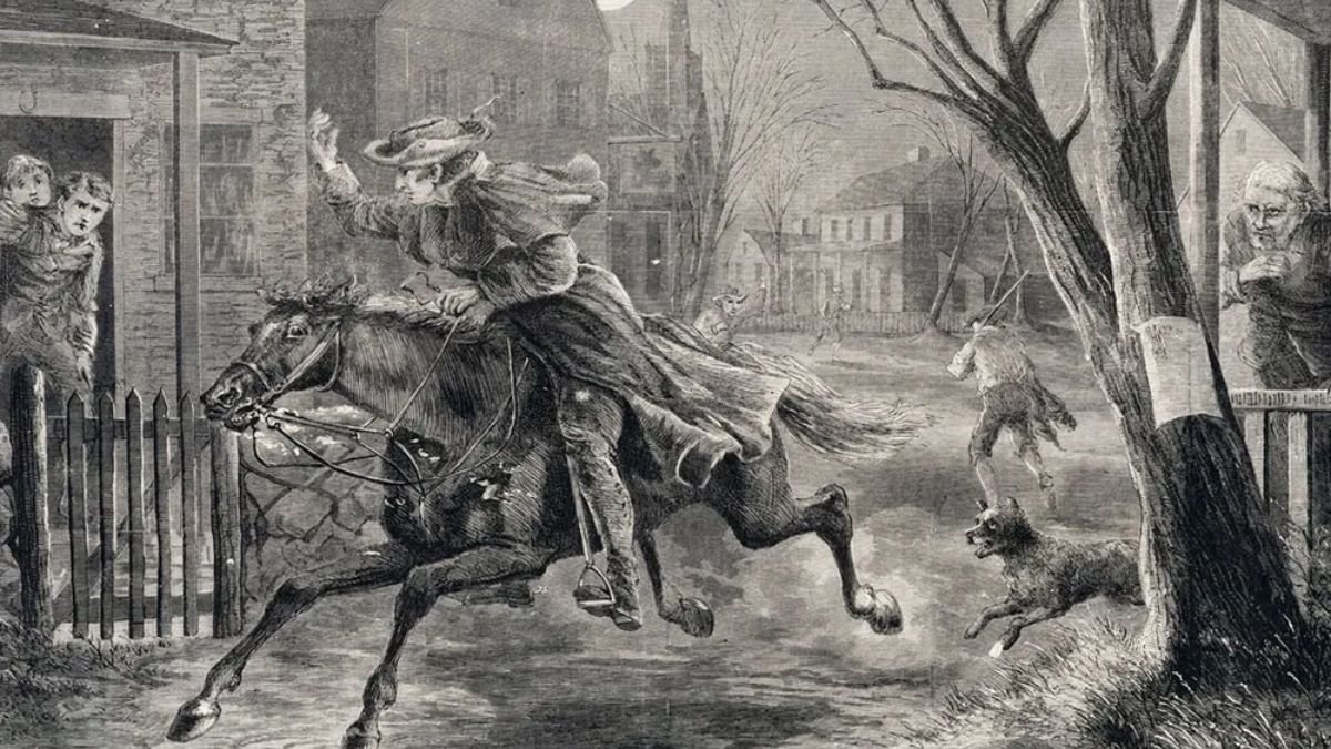 Major Historical Events on April 18 - Paul Revere's Midnight Ride - 1775 AD