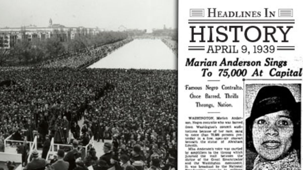 Marian Anderson's Historic Performance - 1939 AD