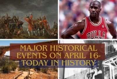 Major Historical Events on April 16- Today in History