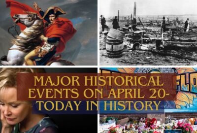 Major Historical Events on April 20- Today in History