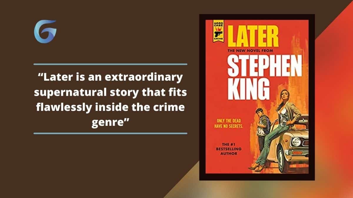 后来：斯蒂芬金的书是一个非凡的超自然故事，完美地融入犯罪类型。