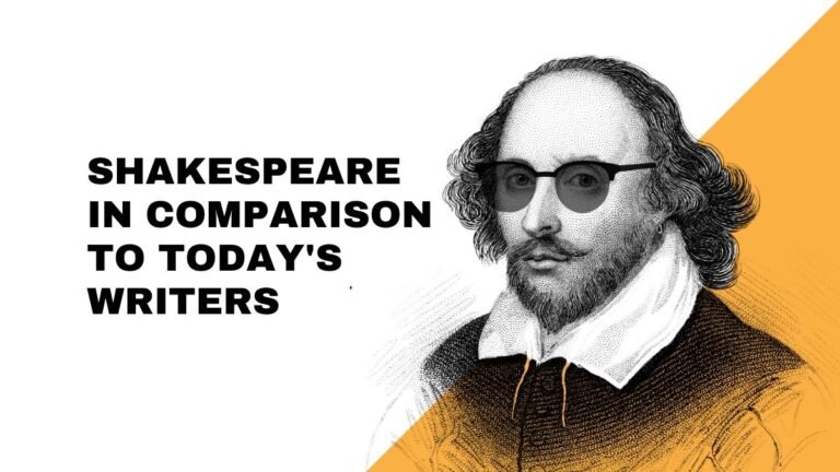 Shakespeare en comparaison avec les écrivains d'aujourd'hui