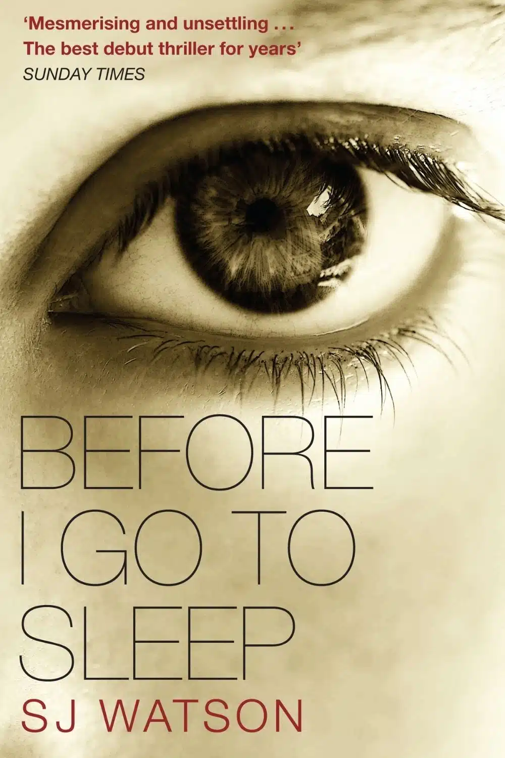 (Before I Go To Sleep by SJ Watson)