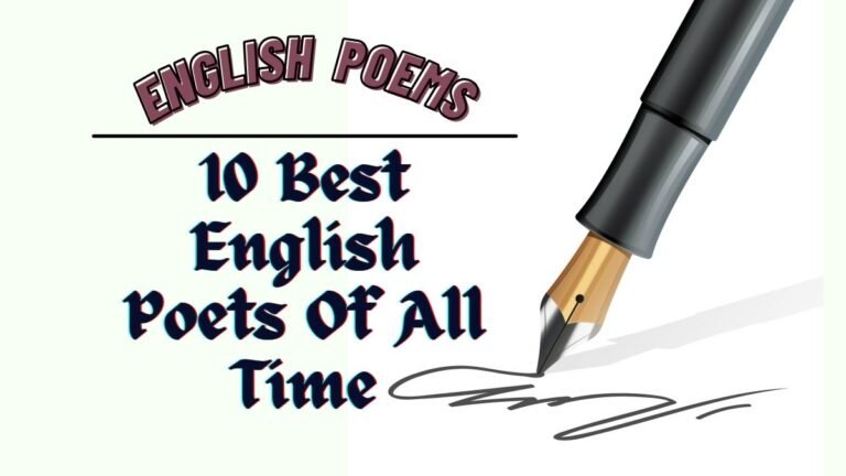 Poemas ingleses: 10 mejores poetas ingleses de todos los tiempos