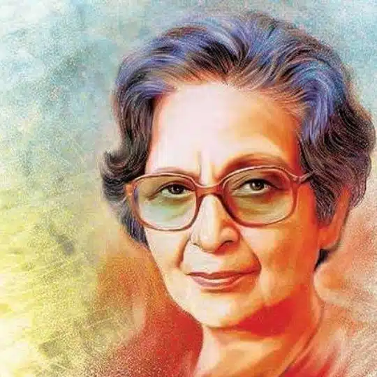 Globally successful Indian author (Amrita Pritam)
