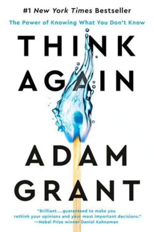 10 best business books of 2021 - Think Again by Adam Grant 