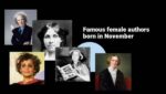 famous female authors born in November