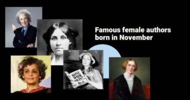 Famous Female Authors Born in November