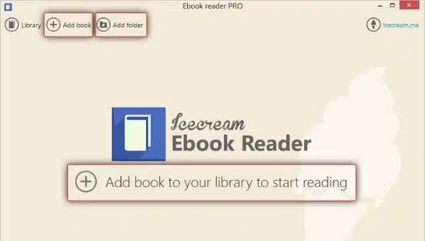 Icecream Ebook Reader
