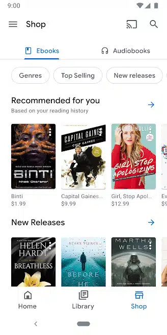 Best Ebook Readers for Mobile in 2022 - Google play books