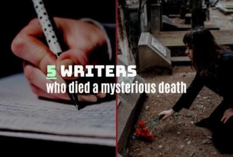 5 écrivains décédés d'une mort mystérieuse