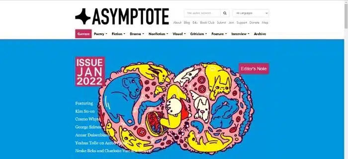 10 Best Websites To Read And Share Poetry (Asymptote Journal)