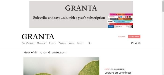 10 mejores sitios web para leer y compartir poesía (Granta)
