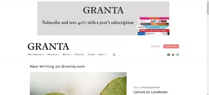 10 Best Websites To Read And Share Poetry (Granta)