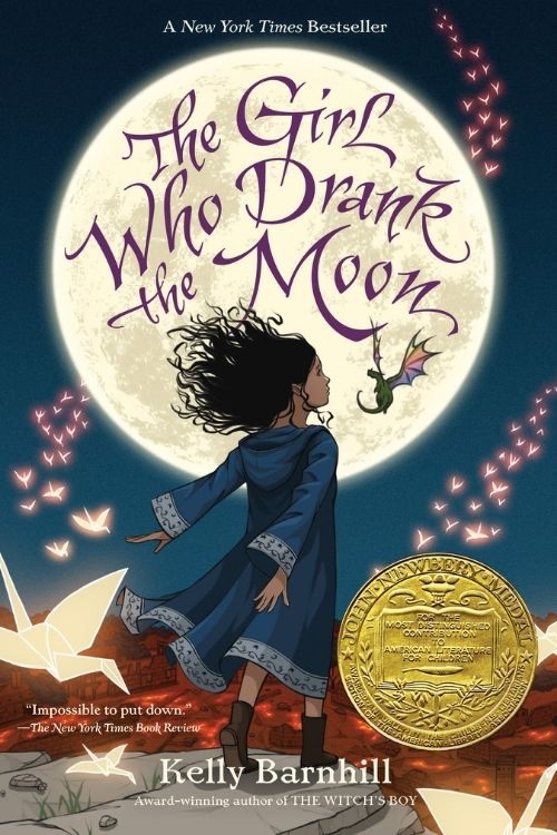 10 Best Books About Witches - The Girl Who Drank The Moon by Kelly Barnhill