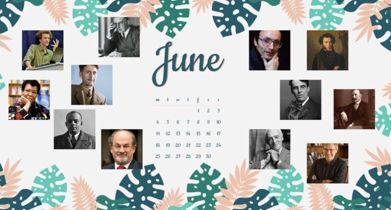 Best Writers Born In The Month of June - Top 12