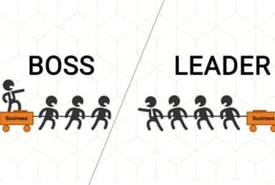 La différence entre un patron et un leader