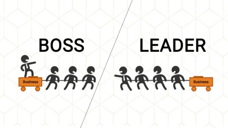 एक बॉस और एक नेता के बीच का अंतर
