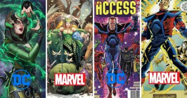 Characters Owned by Both Marvel and DC and What Makes Them Different In Both Universe: Enchantress and Axel Asher