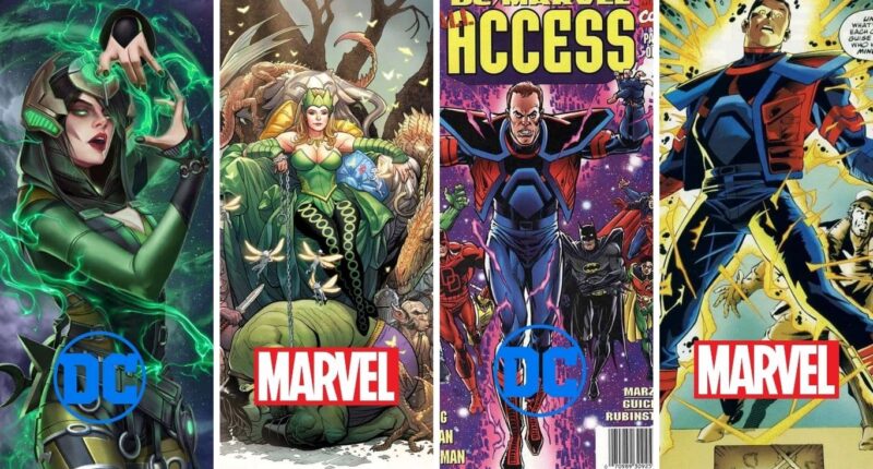Characters Owned by Both Marvel and DC and What Makes Them Different In Both Universe: Enchantress and Axel Asher