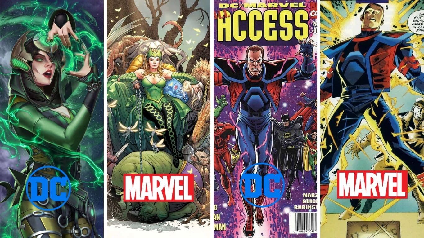 Two Characters Owned by Both Marvel and DC and What Makes Them Different In Both Universe Enchantress and Axel Asher