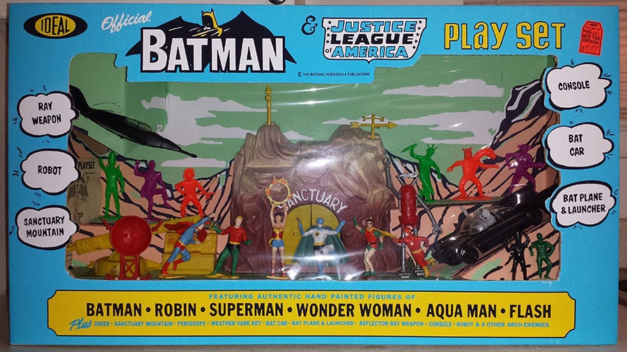 Ideal Official Batman and Justice League of America Play-set