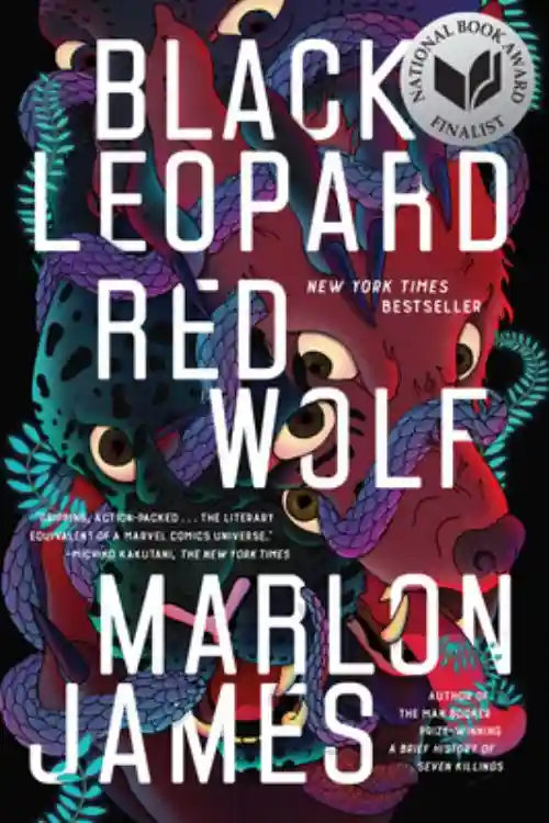 African Inspired sci-fi and fiction books - Black Leopard, Red Wolf by Marlon James