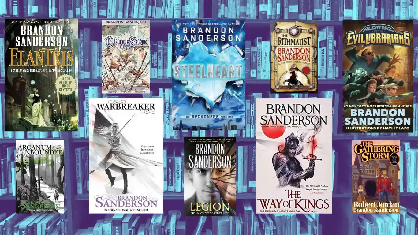 Top 10 books by Brandon Sanderson