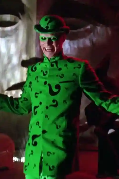 Jim Carrey as the Riddler