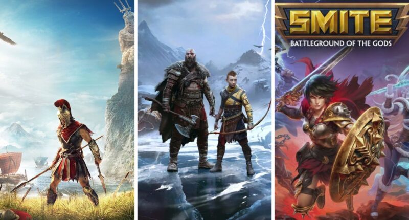 God of War Ragnarok and Top Games based on Greek Mythology