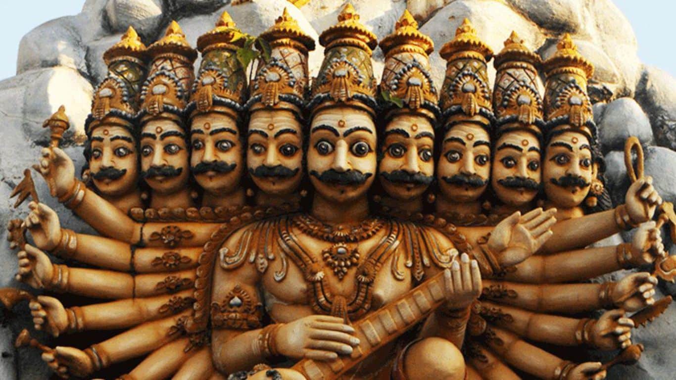 10 Heads of Ravana Teaches us Ten Things Not to Keep in Mind