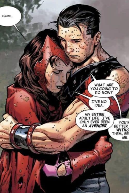 Vision/ Scarlet Witch/ Wonder Man - 10 Best Love Triangles in Marvel Comics