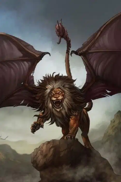 10 Most Terrifying Creatures From Greek Mythology - Manticore