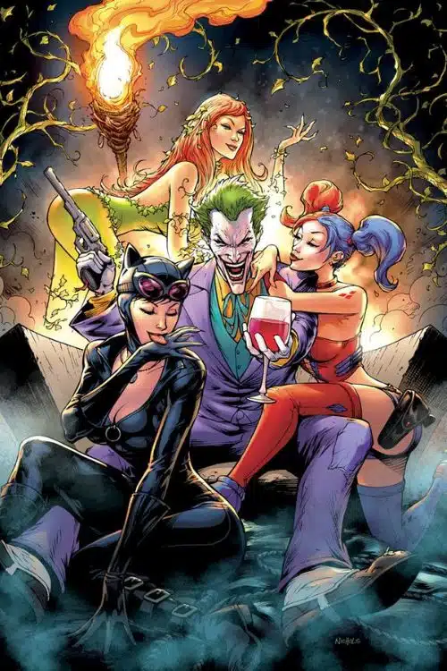 Harley Quinn, Joker, Poison Ivy