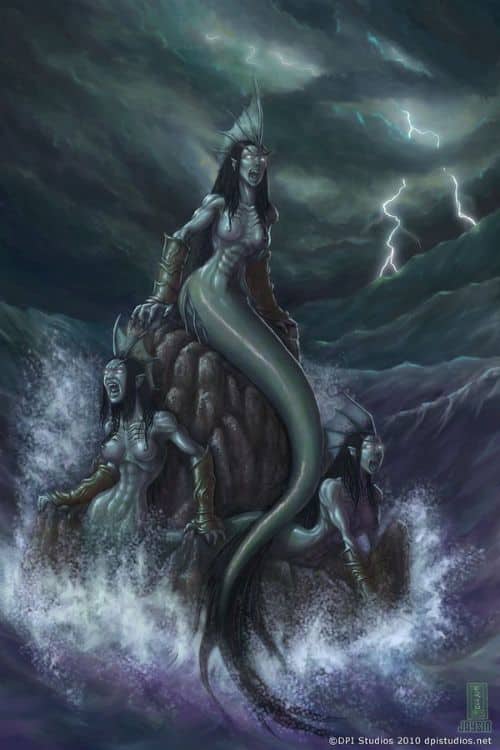 10 Most Terrifying Creatures From Greek Mythology - Sirens
