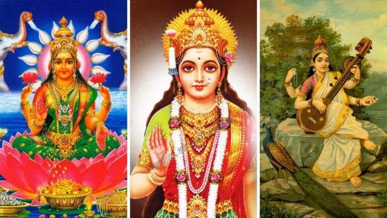त्रिदेवी - हिंदू पौराणिक कथाओं में तीन सर्वोच्च देवी