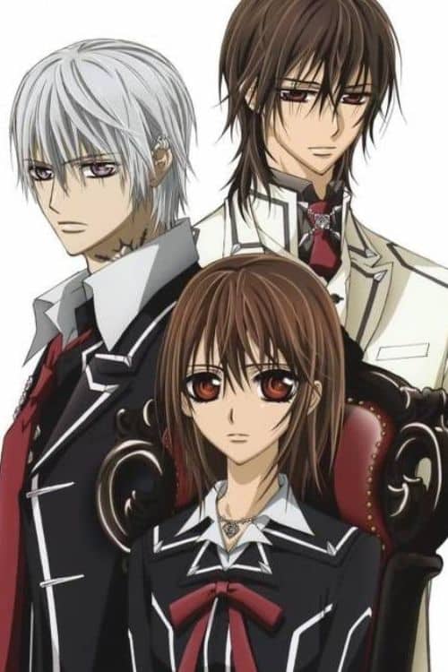 10 Best Love Triangles in Manga and Anime - Vampire Knight: Zero Kiryuu / Yuuki Cross / Kaname Kuran