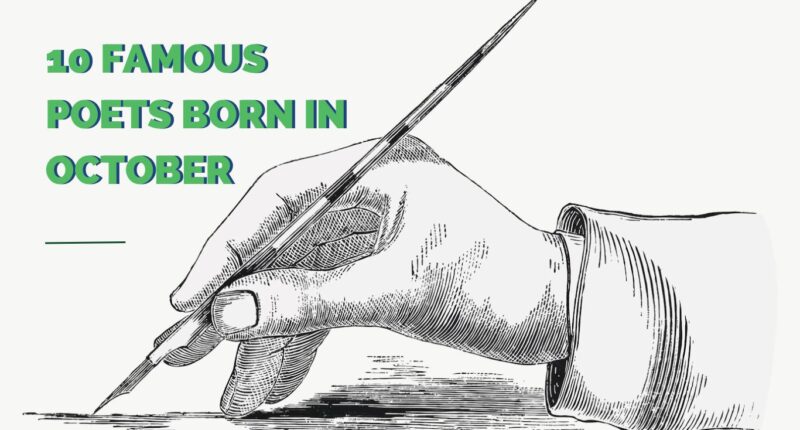 10 Famous Poets Born in October