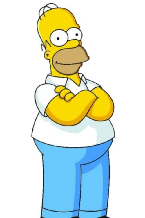 Los 15 personajes de dibujos animados más queridos de todos los tiempos - Homer Simpson