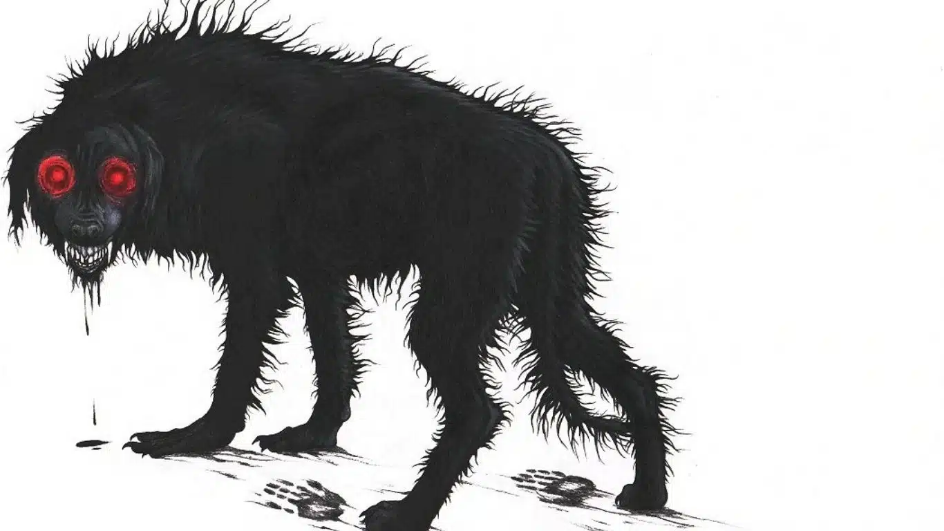 5 Monsters from English Folklore - Black Dog 
