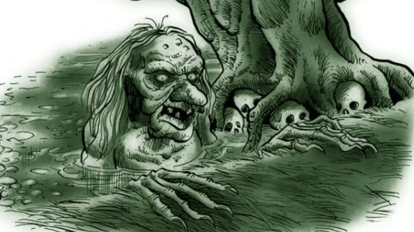 5 Monsters from English Folklore - Jenny Greenteeth 