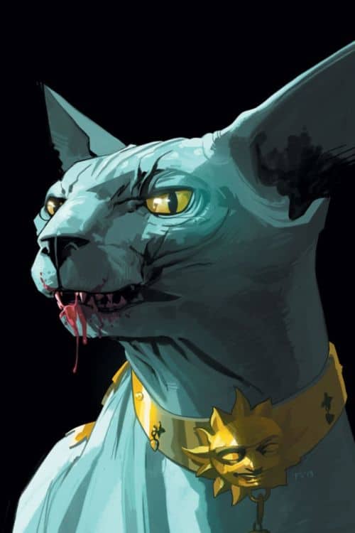 Top 10 Animal Characters From Comics - Lying Cat
