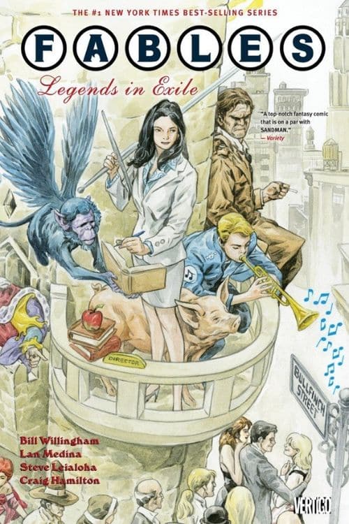 Top 10 Young Adult Comics and Graphic Novels of All Time - Fables - Legends in Exile