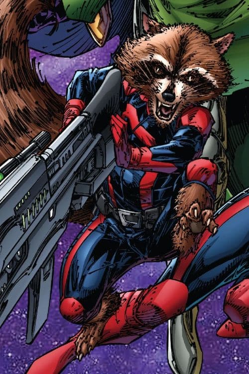 Top 10 Animal Characters From Comics - Rocket Raccoon