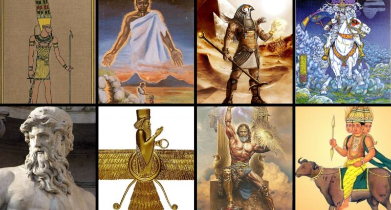 Sky Deities from Different Mythology (Sky Gods)