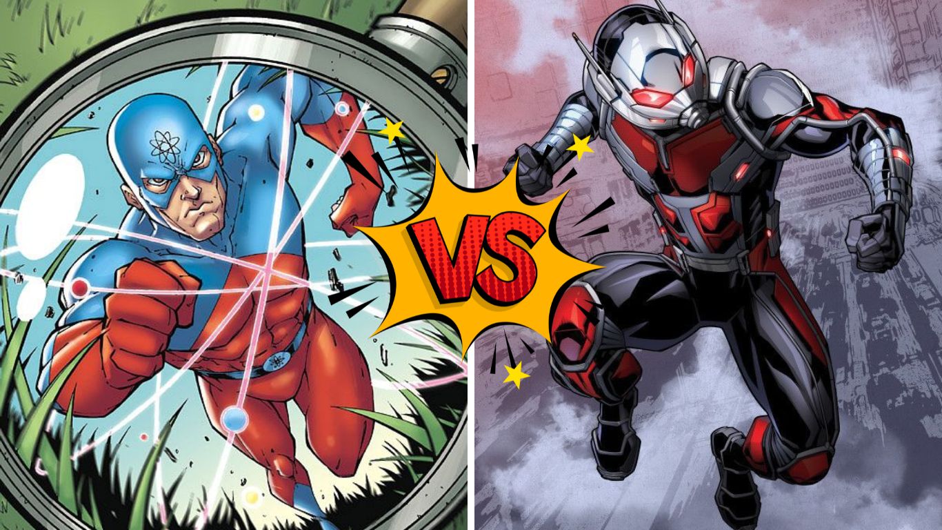 Marvel and DC Characters who can be Perfect Opponents - The Atom vs Ant-Man