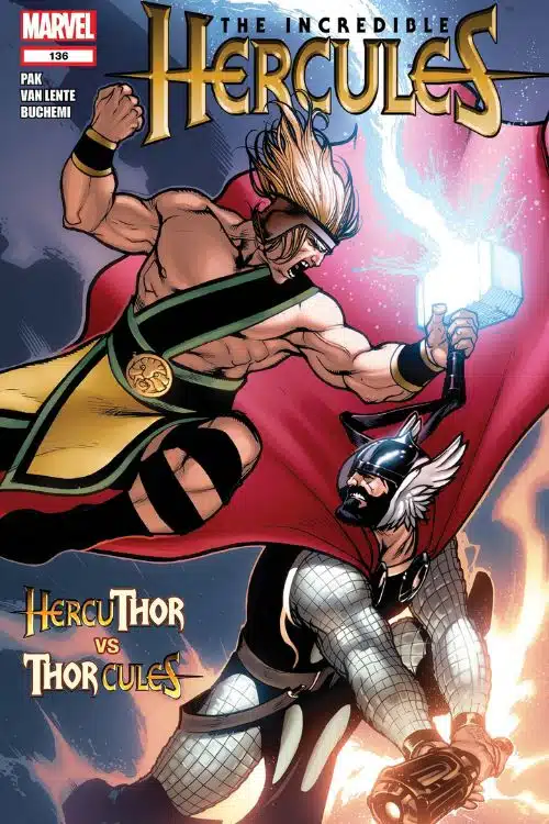 Rivalry Between Thor and Hercules in The Marvel Comics