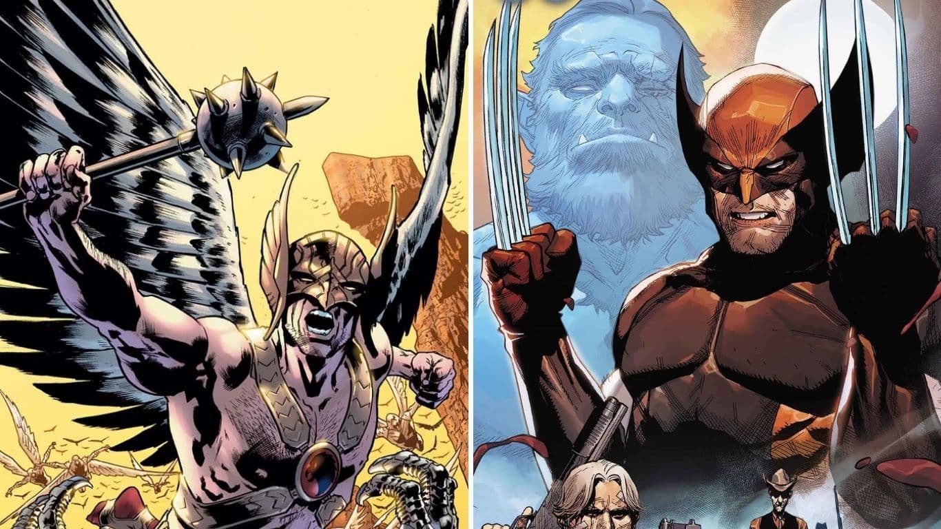 Hawkman and Wolverine