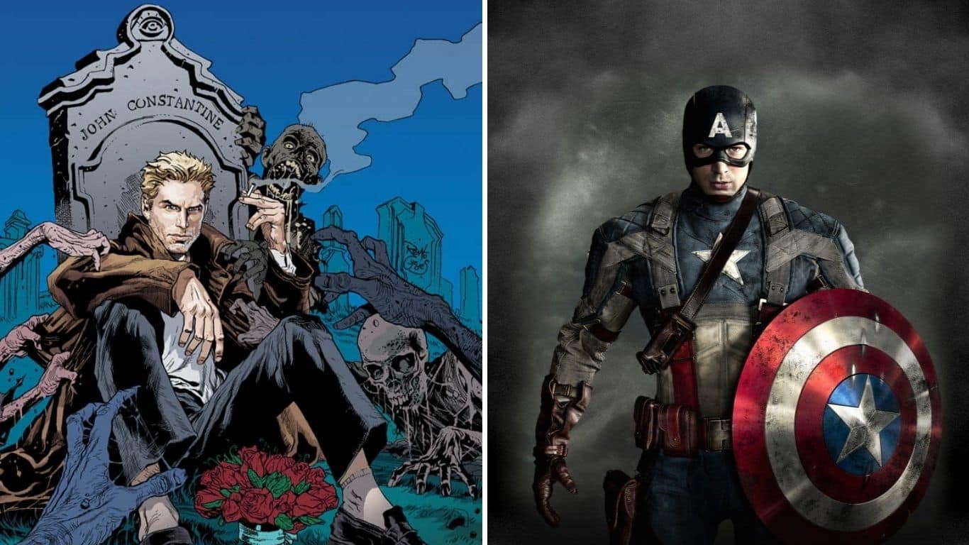 John Constantine and Captain America