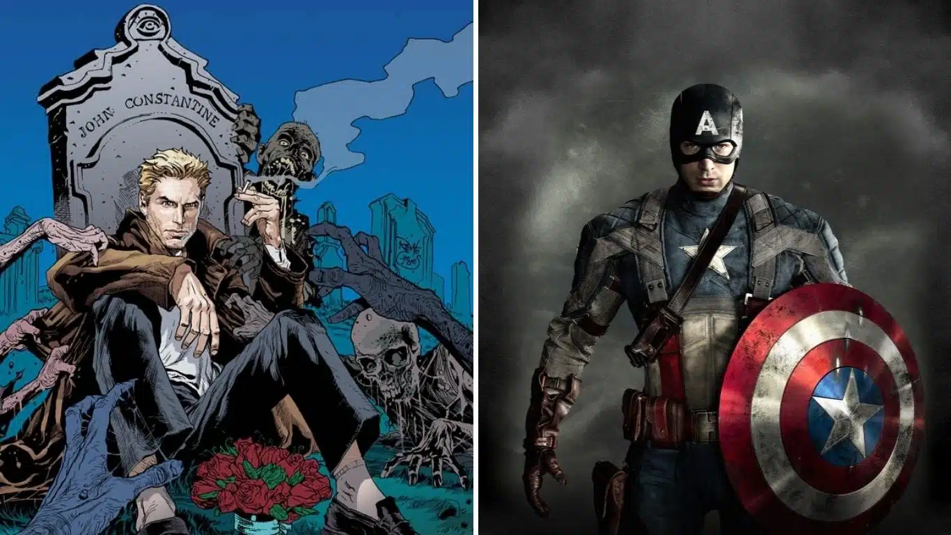 John Constantine and Captain America